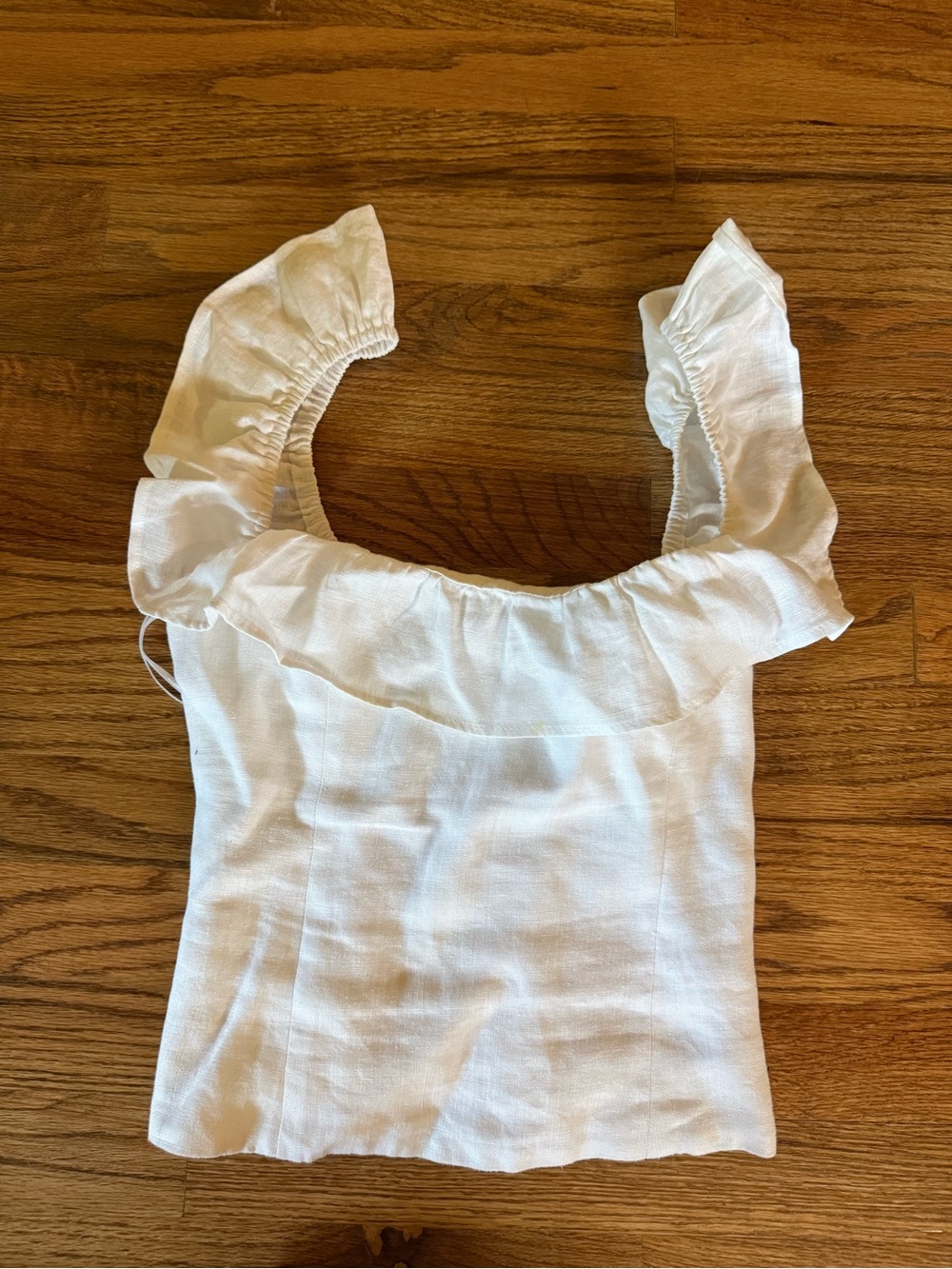 Reformation Rhodes linen top